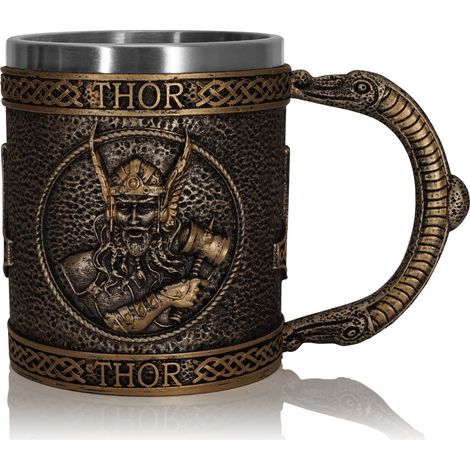 Epischer Thor-Sturmgott-Becher, Edelstahl, 400 ml (1/5)