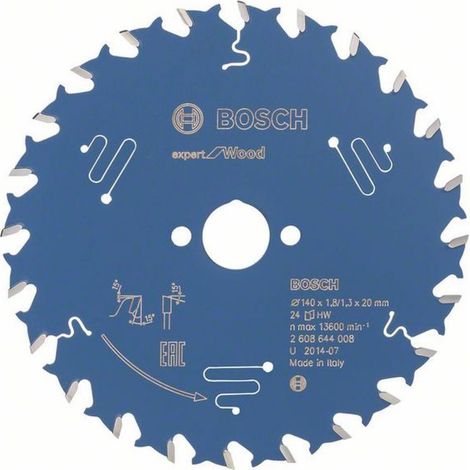 Bosch Accessories Expert for Wood 2608644008 Kreissägeblatt 140 x 20 x 1.3 mm Zähneanzahl: 24 1 St. (1/4)
