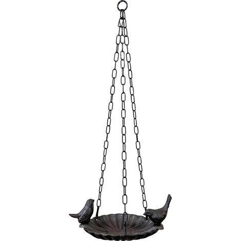 Hanging Cast Iron Garden Bird Bath (1/5)