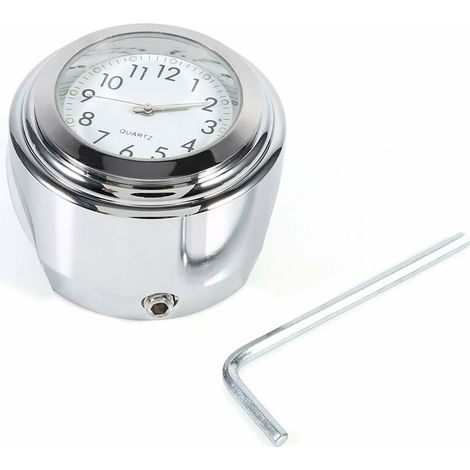 Monture de Guidon de Moto avec Chronomètre Horloge de Guidon de Moto Etanche (1/5)