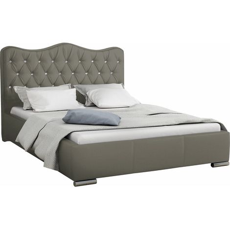 Lit Atrium, Manila 03, Double, Tissu, Disponible, 160x218x100cm (1/5)