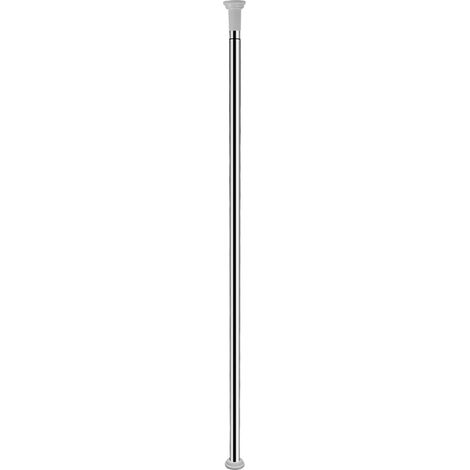 Randaco Teleskopstange Edelstahl,Duschvorhangstange ohne Bohren,Spannstange, durch Drehen verstellbar, sicherer Halt,als Duschstange, Kleiderstange(70 bis 120 cm)