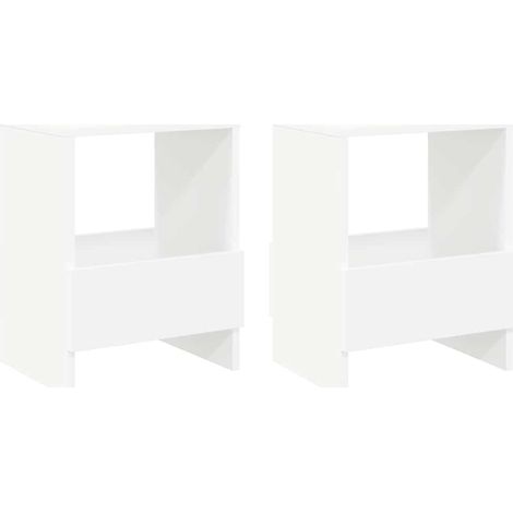 Maison Exclusive - Scaffale per riviste 2 pcs Bianco 35 x 30 x 45 cm