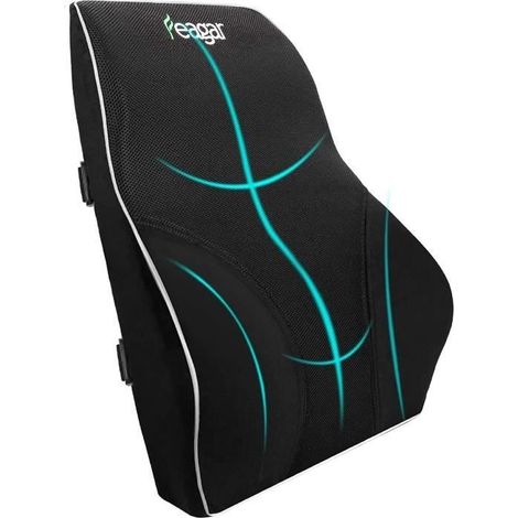 Coussin de Chaises en Mousse à Mémoire, Coussin pour Siège Voiture Auto Conducteur Fauteil Bureau Fauteuil Roulant, Coussin d'Assise (1/5)