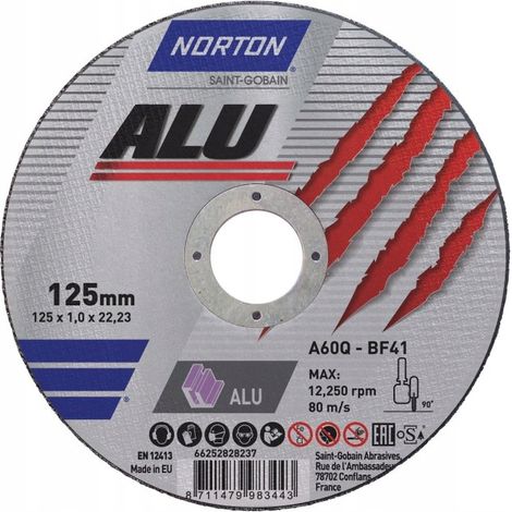 Norton ALU 125x1 mm Aluminium-Trennscheibe
