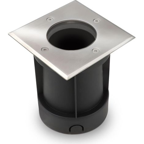 LED Bodeneinbaustrahler eckig Edelstahl 230V IP67 - Leuchtmittel: Ohne - Anzahl: 1x (1/5)