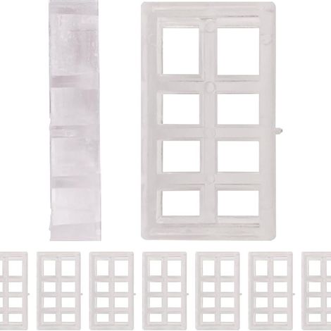 Transparent bracket extension block, large curtain spacer pad, thickened plastic load-bearing venetian blinds, sunshade installation. (1/5)