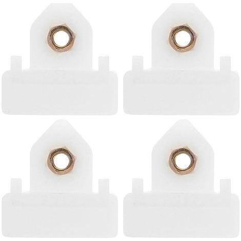 4 clips de fixation pour glissière de vitre de lève-vitre automobile, clips de retenue pour vitre de porte, supports de lève-vitre, clips de retenue pour glissière de vitre en plastique (1/5)