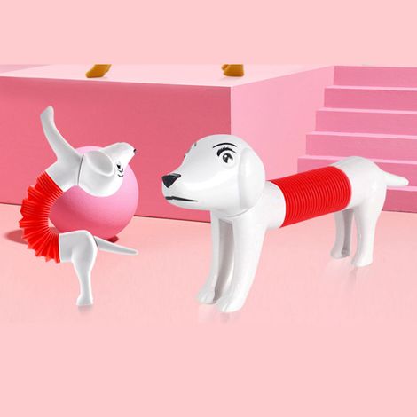 Tubes de jeu pour chiens, idéaux pour les enfants : ils soulagent le stress, favorisent la métamorphose, développent la motricité fine et constituent un jouet sensoriel pour les enfants autistes. Coul (1/5)