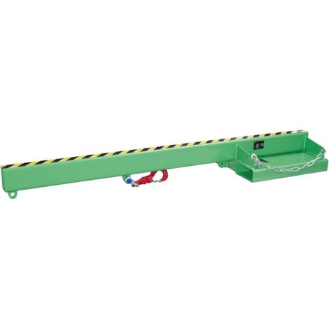 Bras de chargement Bauer Südlohn LA 2400-5,0, peint, vert réséda
