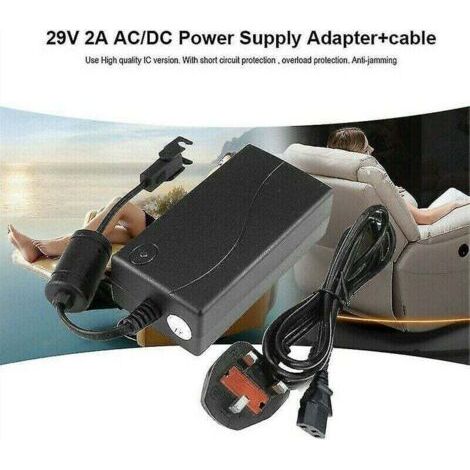 29v/ac/dc alimentation électrique inclinable canapé chaise adaptateur-prise américaine