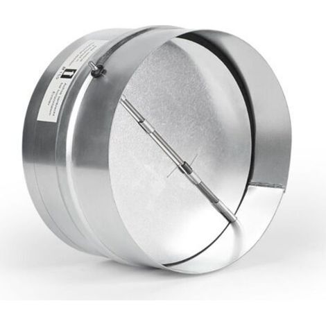 150 mm Clapet Anti Retour Automatique, Clapet Anti-Retour avec Caoutchouc d'Étanchéité Joint Caoutchouc pour Hotte Aspirante et Canal de Ventilation (1/5)