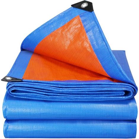 Lona de lona,3 x 6 m,verde militar/plata,impermeable,160 g/m²,resistente al desgarro,cubierta multifuncional para muebles de jardín,madera (1/5)