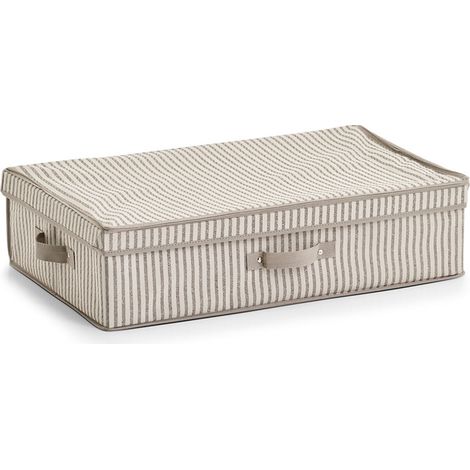Textil Aufbewahrungsbox, Faltbehälter mit Deckel - 61,5 x 38 x 16,5 cm, ZELLER (1/3)