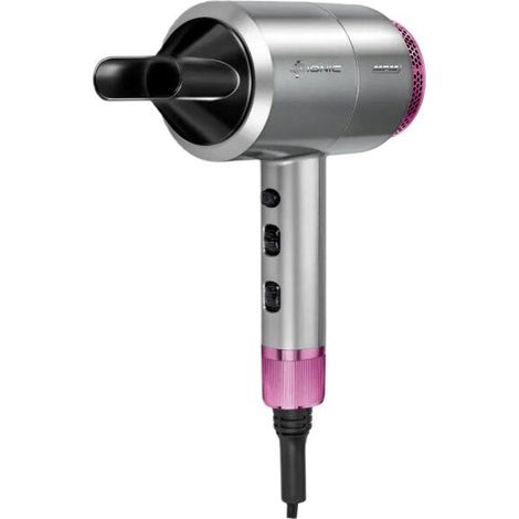 MPM MSW-22 Hair dryer 1800 W Silver. Pink (1/3)