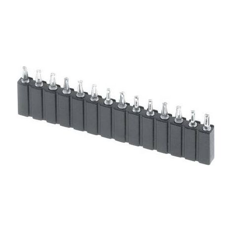 W & P Products Barrette femelle (de précision) Nbr de rangées: 1 Nombre de pôles par rangée: 14 153PF-014-1-50-00 1 pc(s) D96742 (1/2)