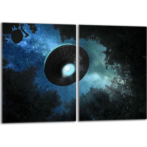 Glasschutzplatte für Herd 2x40x52 UFO (1/5)