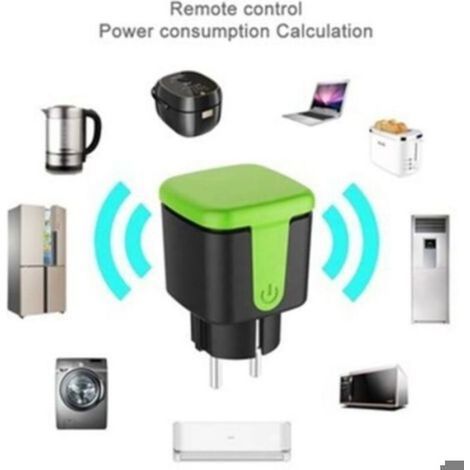 Prise Intelligente Extérieure - Wi-Fi 2,4 GHz - IP44 - 16 A - 220 V - Pour Jardin Terrasse Piscine - 1 Pièce (1/5)