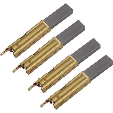 Lot de 4 balais de charbon pour moteur 32 mm x 11 mm x 6,3 mm Compatible avec Karcher Compatible avec Hoover Compatible avec Vax Aspirateur eau et poussière BL21104 230260 (1/5)
