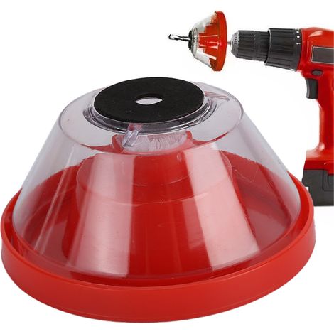 Protection anti-poussière pour marteau perforateur électrique, housse de perçage sans poussière, collecteur de poussière rouge pour perceuse (1/5)
