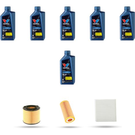 Kit tagliando 3 FILTRI e 6L OLIO compatibile con Audi Q5 II (FYB,FYG) 2.0 tdi 183kw dal 2016 (1/5)