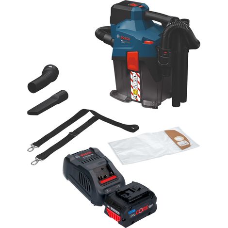 Bosch GAS 18V-6L S Aspirateur sans fil 18 V 6 l classe de poussière L ( 06019K2100 ) Solo - sans batterie, sans chargeur