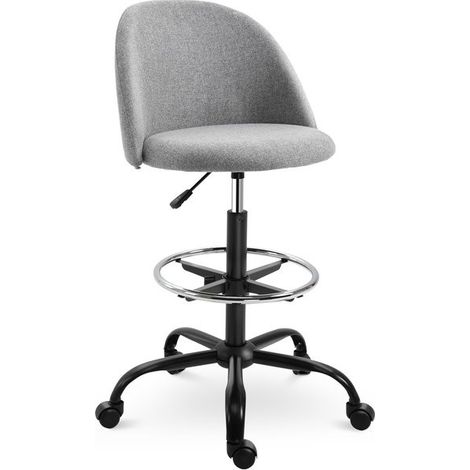 Chaise haute PERLE grise (1/5)