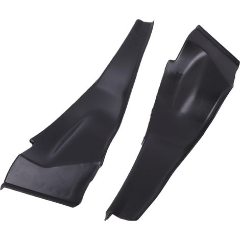 Front Wiper Side Hood Extension Trim 2 Pieces Replacement for Altima 2013-2015 66894 3TA0A 66895 3TA0A with Black ABS Material on Both Sides (1/5)