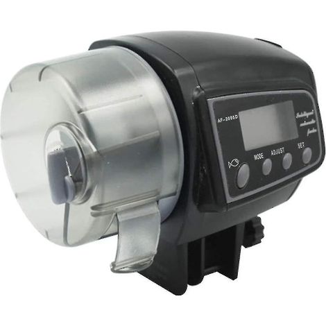 Distributeur automatique de nourriture pour poissons d'aquarium avec minuterie réglable et écran LCD (1/5)