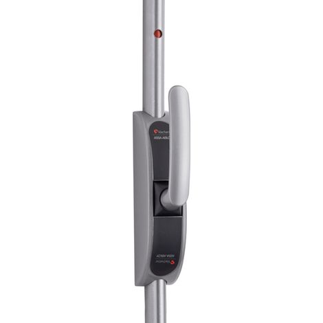 Crémone pompier à poignée rotative VEOLIS gris RAL 9006 - VACHETTE