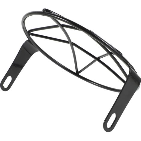 Rejilla protectora de metal negro para faros delanteros (decoración vintage) (1/2)