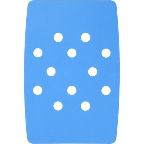 Coussin de chaise de douche, pâte fixe, garde au chaud, motif de poinçon bleu, coussin de tabouret de douche Portable EVA (1/5)