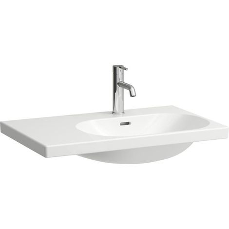 LAUFEN LUA lavabo, 1 trou pour robinet, avec trop-plein, (1/4)
