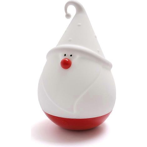 Veilleuse en silicone à suspendre, décoration bonhomme de neige, sapin de Noël, Père Noël, lampe LED simple à lumière chaude (1/5)