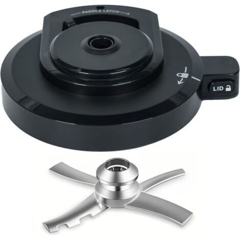 Coperchio esterno con pala per gelatiera Ninja NC301 NC300, coperchio di ricambio riutilizzabile senza BPA, accessorio Creami compatibile con le serie Ninja NC299AMZ/NC301/NC300/NC201/NC101