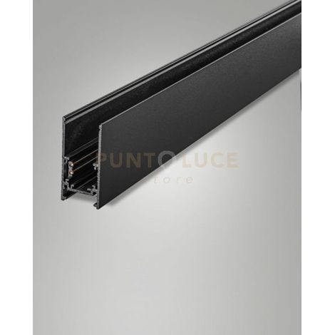 BINARIO 48V NERO H5,4 L100CM CON TAPPI IP20