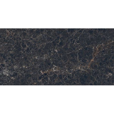Mexen Slik Emperador Black glasiertes Feinsteinzeug rekt. G1, Boden- und Wandfliese 120 x 60 cm, Hochglanz - TL207-120-060-01 (1/5)