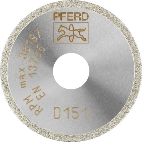 PFERD 68404015 D1A1R 40-1-10 D 151 GAD Disco diamantato Diametro 40 mm Ø foro 10 mm Duroplast, Vetro, Metallo temprato, (1/4)