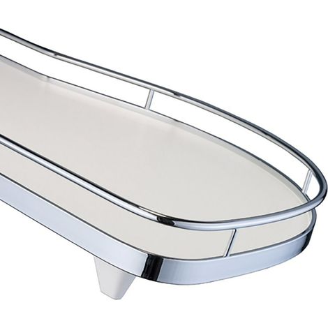 Eckschrankschwenkauszug LeMans II 600mm Reling Classic verchromt links (1/5)