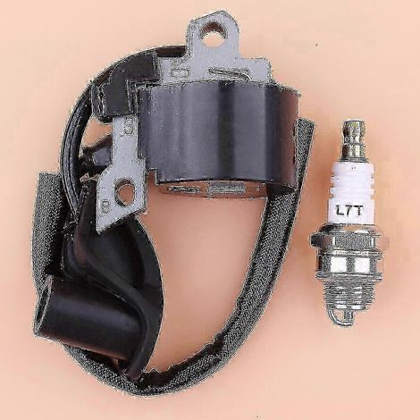 Kit bobine d'allumage et bougie pour débroussailleuse Stihl FS400, FS450, FS480, FR450, FR480 et SP400
