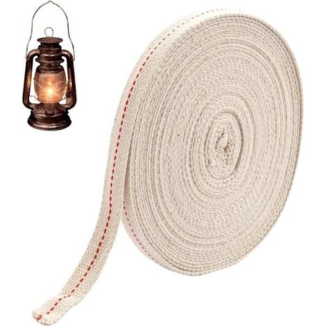 Mèche pour lampe à huile - 10 mètres - Largeur 13 mm - Mèche pour lampe à kérosène - Accessoire lampe (1/5)