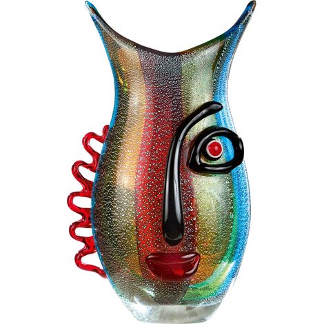Vase en Verre - Statue - Décoration de Salon Moderne - Hauteur : 32 cm (1/5)