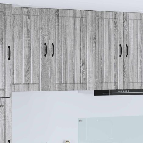 vidaXL Armario de Pared LUCCA Gris Sonoma 50 x 31 x 80 cm (1/5)