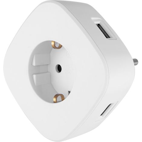 Prise orbegozo en 1500/ 1 prise schuko/ 3 prises usb. (1/3)