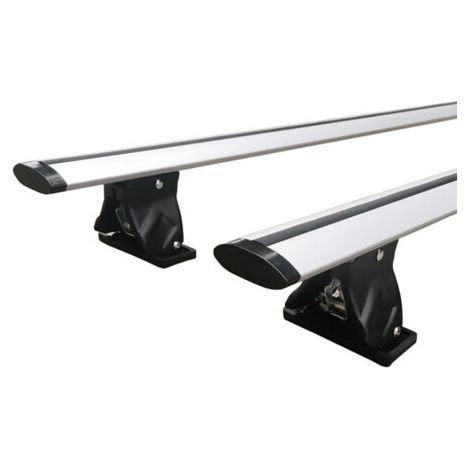 Barres de toit réglables en aluminium – Lot de deux, 120 cm (1/5)