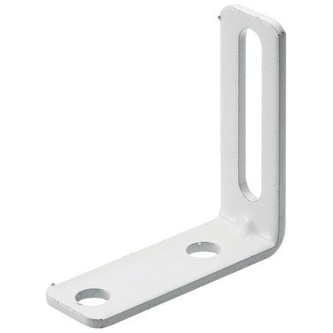 1 Équerre Réglable Acier Brut Hettich, L.55 Mm
