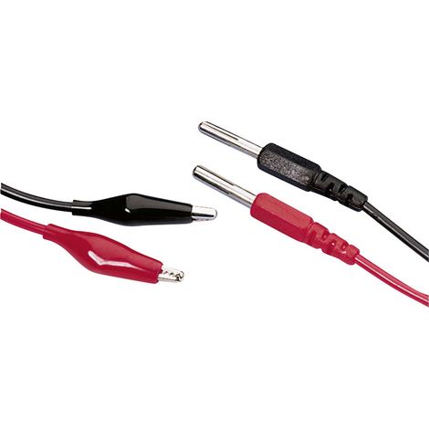 Monacor CC-313 Messleitung 100 cm Rot, Schwarz 1 Paar