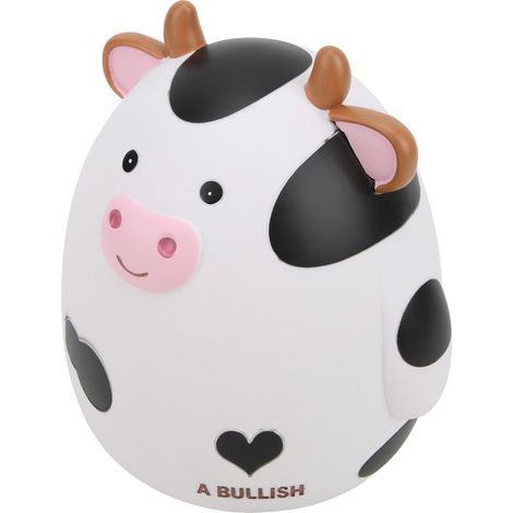 Tirelire vache mignonne, entrée uniquement, en vinyle, cadeau original et décoratif pour enfants.