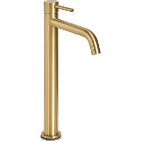 Hohe Waschtischarmatur SALINAS Messing Gold (1/5)