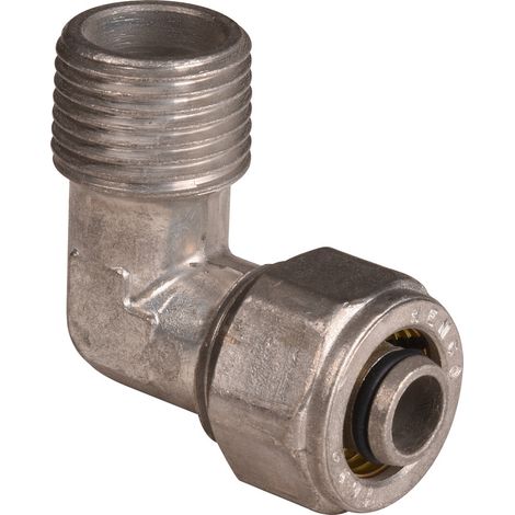 SOMATHERM FOR YOU - 3774-20-15S - Compressione a gomito per tubo Ø20 multistrato - Maschio 15/21 (1/2 '')
